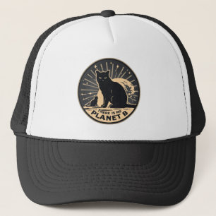 No Planet B Black Bear Eco Environmental Trucker Hat
