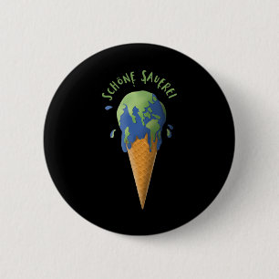 No Planet B Environmental Protection Earth Mens Wo 6 Cm Round Badge