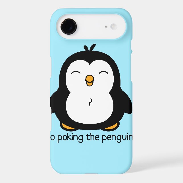 No Poking The Penguin Case-Mate iPhone Case (Back)