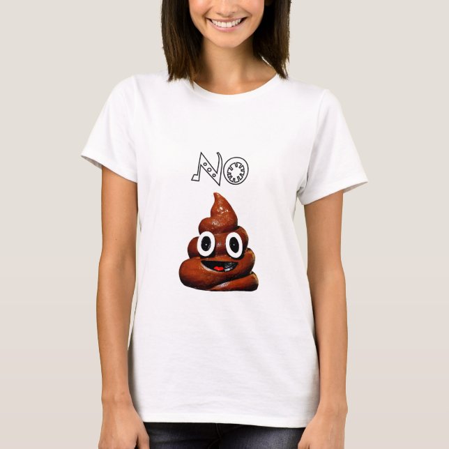 No Poo Emoji T-Shirt (Front)