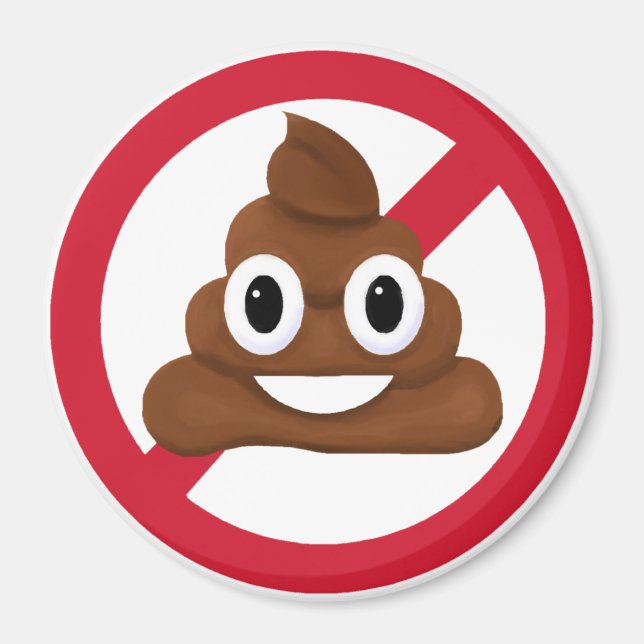 No Poop Magnet (Front)