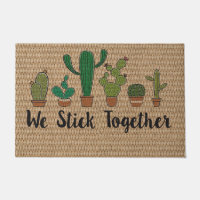 No Pricks Allowed,Doormat,Plant Doormat,Funny Mat