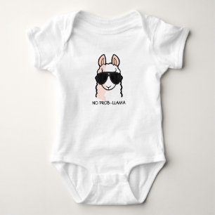 No Prob-Llama Baby Bodysuit