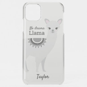 No Prob Llama Cute Illustration Personalised iPhone 11 Pro Max Case