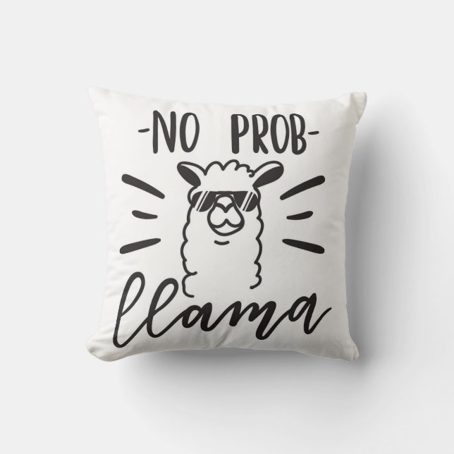No Prob Llama Design Cushion (Front)
