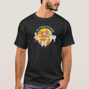 No Prob Llama Mens Women Animal Llama Retro T-Shirt