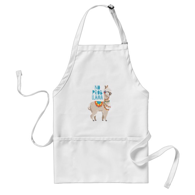 No Prob Llama Standard Apron (Front)
