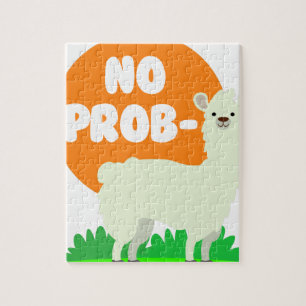No Prob-Llama - The No Problem Llama - Funny Jigsaw Puzzle