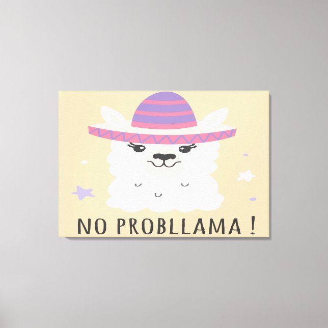 No Problem Canvas Print (Front)
