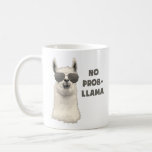 No Problem Llama Coffee Mug<br><div class="desc">Cool llama is cool.  Deal with it.</div>