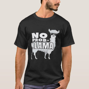 No Problems With No Probllama Llama Lovers Premium T-Shirt