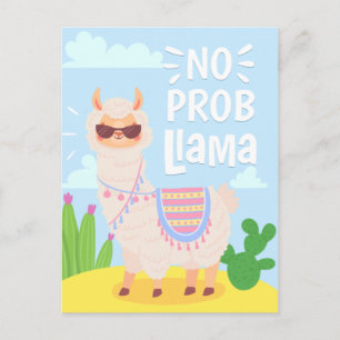 No ProbLlama Postcard