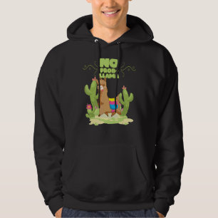 No Probllama Vicuna Guanaco Llama Breeder Alpaca Hoodie