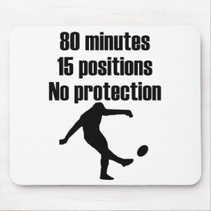 No Protection Rugby Mouse Pad