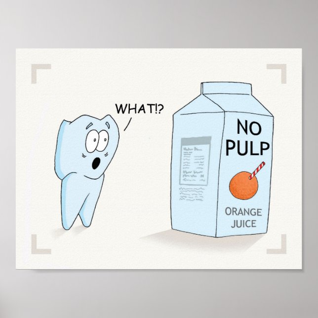 "No Pulp" poster (Front)