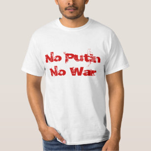No Putin No War T-Shirt