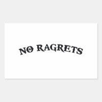 No Ragrets Mispelled Regrets Tattoo