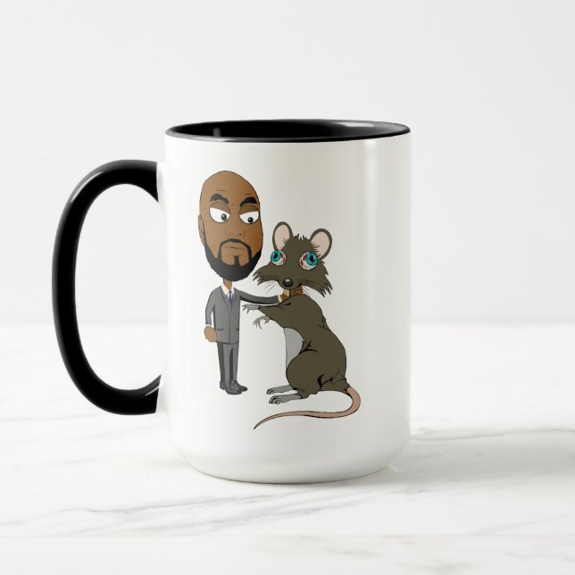 No rats allowed coffee mug (Left)