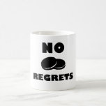 No Regrets Black/White Cookie Sandwich Mug<br><div class="desc">No Regrets Black/White Cookie Sandwich Coffee Mug.</div>