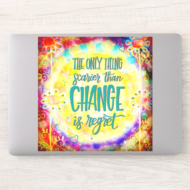 No Regrets Boho Floral Colourful Flowers (Computer)