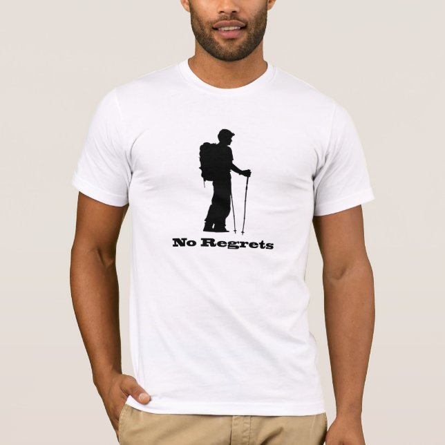 No Regrets Hiker T-Shirt (Front)