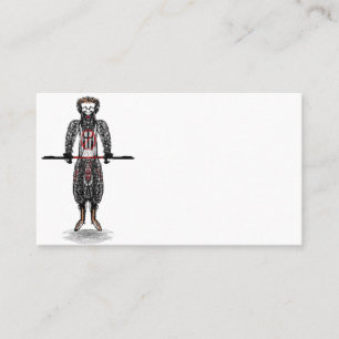 No Religion Anonymous Joker Knight Business Card