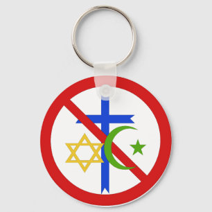 No Religion Key Ring