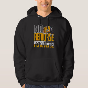 No Remorse No Reverse Walkman Cassette Vintage Hoodie