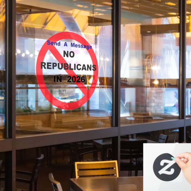 NO Repugs (Restaurant Window)