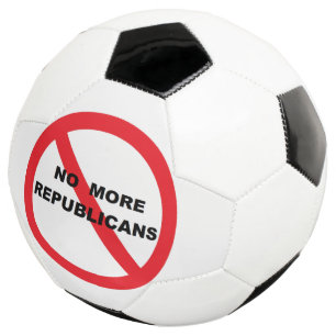 "NO REPUGS" SOCCER BALL