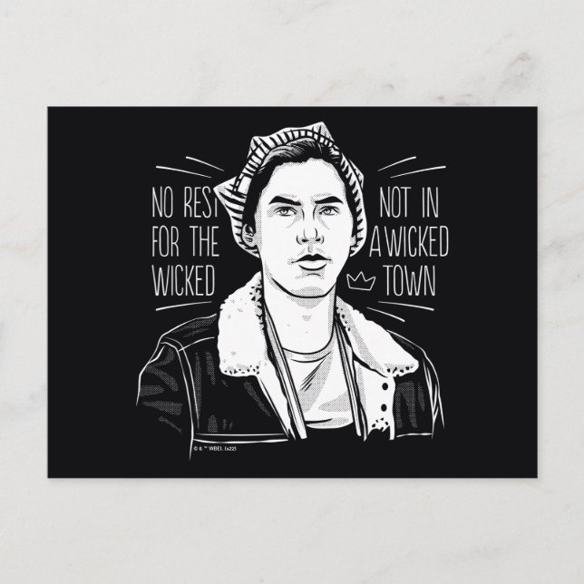 No Rest For The Wicked Postcard (Front)