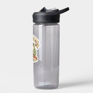 No Romance, Just Vibes | Cute Frog Mushroom core Water Bottle