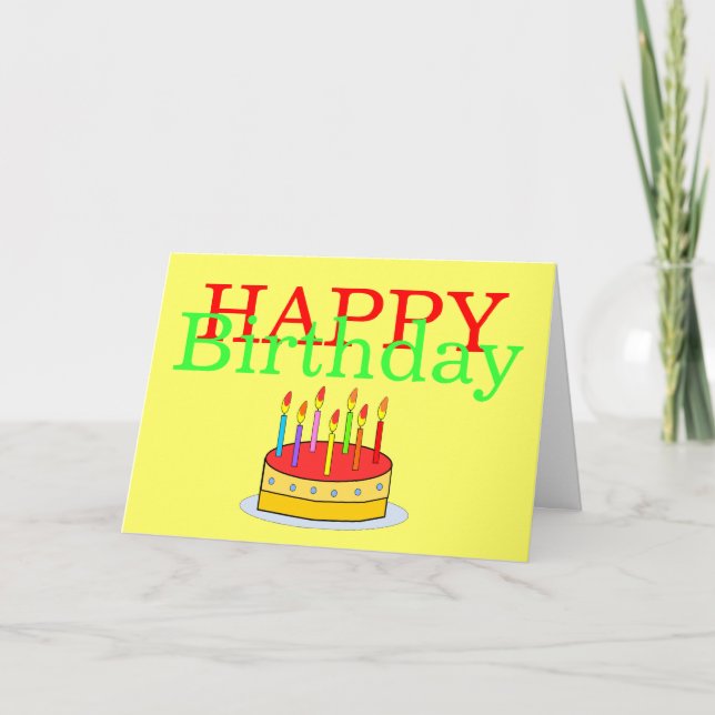 No Room For All the Candles Funny Happy Birthday Card (Front)