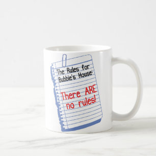 No Rules at Bubbie's House Coffee Mug