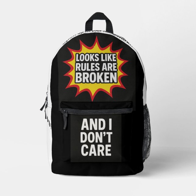 no rules bag (Front)
