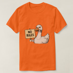 No Rules Design Bold Rebel Aesthetic T-Shirt