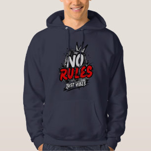 No Rules Graphic Hoodie