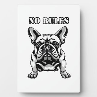 No Rules Plaque