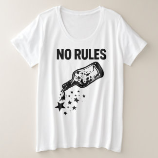 NO RULES PLUS SIZE T-Shirt