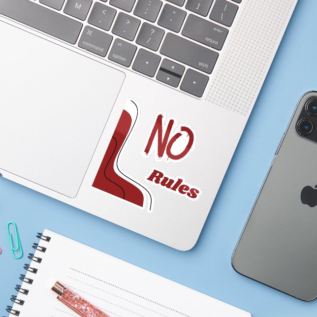 No Rules Socks  (Laptop w/ iPhone)