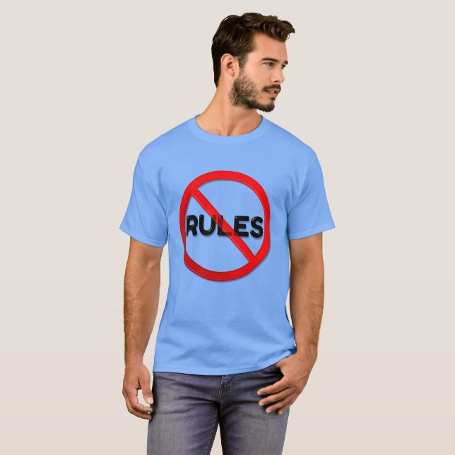 No Rules T-Shirt (Front Full)
