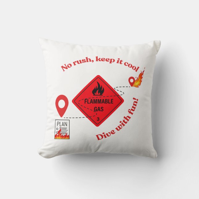 No Rush Keep It Cool Trucker Cushion (Front)