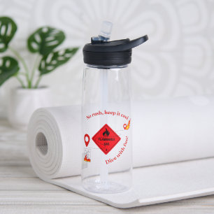 No Rush Keep It Cool Trucker Water Bottle