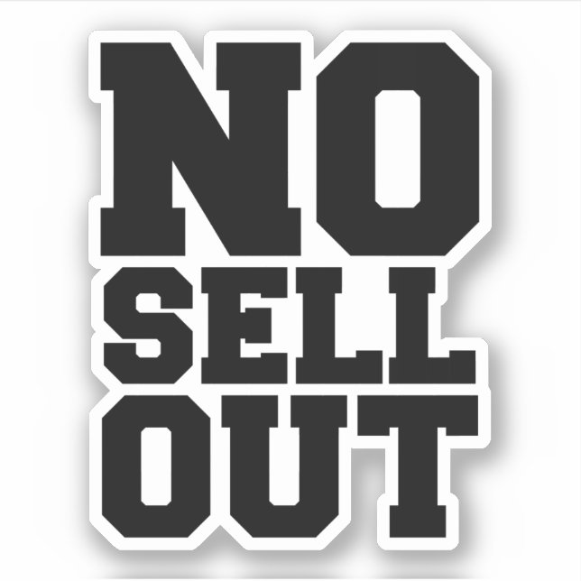 NO SELL OUT (Front)