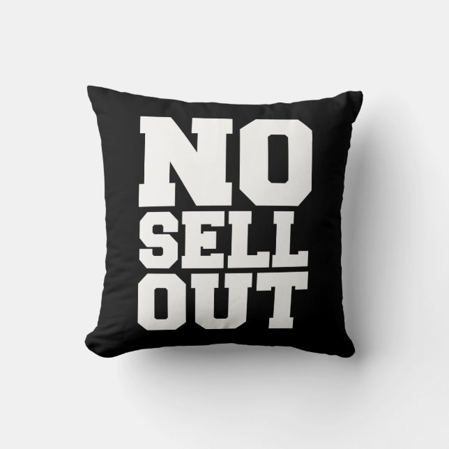 NO SELL OUT CUSHION (Front)