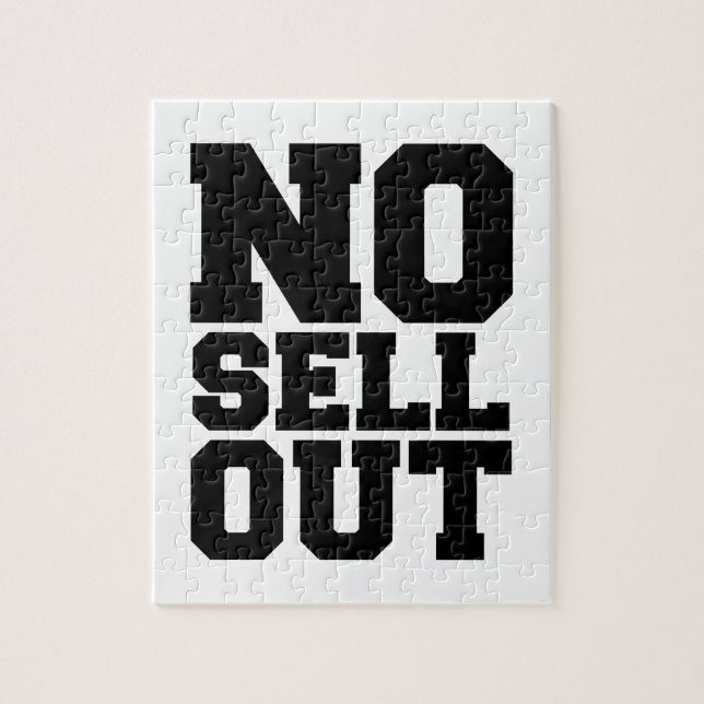NO SELL OUT JIGSAW PUZZLE (Vertical)