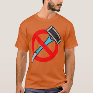 No shaving zone Beard only BeardLover Classic TShi T-Shirt