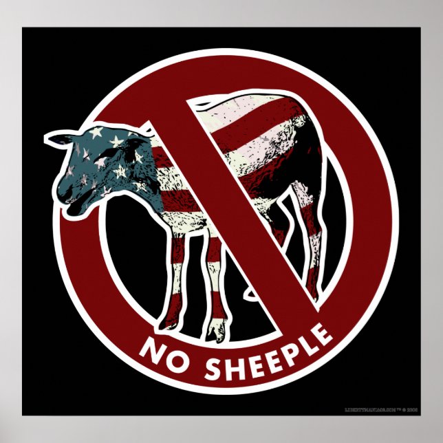 No Sheeple Poster (Front)