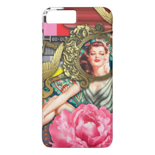 No-Signal - Cheeky Lady Digital Collage Case-Mate iPhone Case
