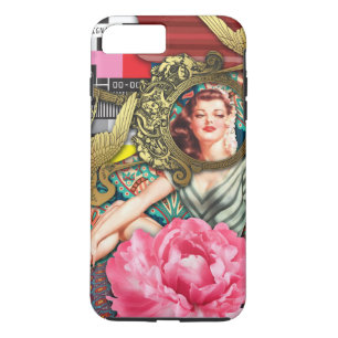 No-Signal - Cheeky Lady Digital Collage Case-Mate iPhone Case